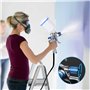 LustLocke HVLP Professionnel Pistolet à Peinture Alimentation par Gravité 3 Buses (1,4/1,7/2,0 mm), Pulvérisateur à Gravité 600