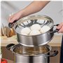 Vapeur Pliable en Acier Inoxydable Cuiseur Vapeur Réglable en Acier Inoxydable