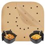 100 Feuilles Papier pour Friteuse à Air