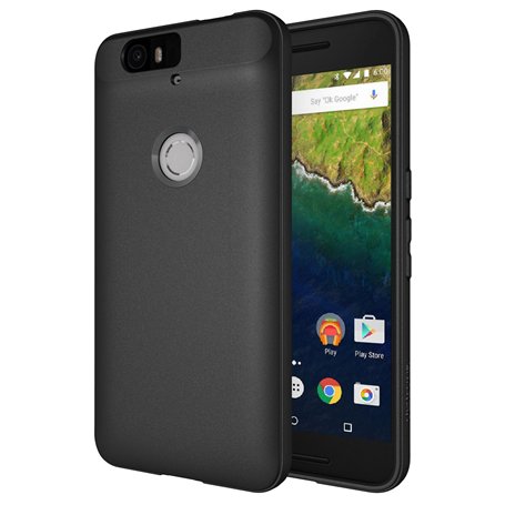 diztronic Coque Souple en TPU pour Huawei Nexus 6P 2015 Noir Mat