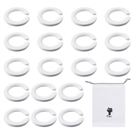 Lot de 18 accessoires de fixation pour abat-jour avec un sac de rangement