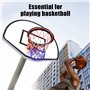 Lot de 4 filets de basket-ball professionnels, portables, convient pour les terrains de sport scolaires, les sports de basket-ba
