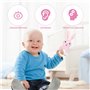 Lot de 2 hochets pour enfants, jouets sensoriels pour enfants, hochets pour enfants, mignons hochets en forme d'animal en peluch