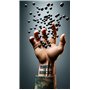 100 x Premium Quality Hard Mix Rubber Steel Balls Paintballs Reballs 43 Cal. Paintball Shooting Self Defense Billes Calibre .43