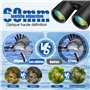 Jumelles 25X60 Jumelles Adultes Puissante étanches pour l'observation des Oiseaux Jumelles Adultes 60mm Grande Oculaire Antibuée