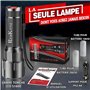 REHKITTZ Torche Lampe de Poche LED, 3300 Lumens Lampe Torche Super Grande Lampe de Torche Militaire Tactique Ultra Puissante Aju