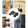 Oruiiju 4 Pack Serrure de porte de réfrigérateur de sécurité enfant,pour réfrigérateurs, congélateurs et armoires,utilisant un a