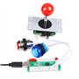 EG STARTS Arcade Classic Kit DIY Pièces USB LED Encoder pour PC Console Jeux 2x 8 voies Joystick 20 x 5 V Boutons lumineux lumin