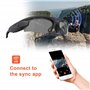 Hereta Lunettes de soleil de sport avec caméra Wifi HD 4K - Avec protection UV400 - Verres polarisés pour sports de plein air - 