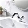 Aimadi Robinet Mélangeur Mitigeur Robinet Bain Rotatif orientable lavabo mitigeur lavabo lavabo salle de bain chrome