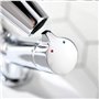 Aimadi Robinet Mélangeur Mitigeur Robinet Bain Rotatif orientable lavabo mitigeur lavabo lavabo salle de bain chrome