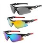 Bacxzomx 3Pcs Lunettes de Soleil de Sport