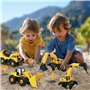 6 en 1 Démonter et Assembler Camion DIY Construction Véhicules Kit avec Jeu Perceuse Électrique pour Enfant Jeu éducatif de Garç