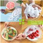 200PCS Film Alimentaire Reutilisable,Couvercles de Bols Réutilisables,Sacs de Conservation Frais pour Protéger la Fraîcheur des