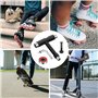 YEYIT Outils de skateboard tout-en-un, 8 roulements à billes RS608, 1 clé Allen de type T, 1 tournevis cruciforme de L, 10 écrou