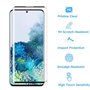 Tzstz 3+3 Pièces Verre Trempé Protecteur,pour Samsung Galaxy S20 4G/ 5G,3D couverture plein écran,Dureté 9H,Anti Rayures,Samsung