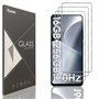Tzstz 3 Pièces Verre Trempé pour Blackview Shark 8 Protection Écran ,Dureté 9H,Sans Bulles