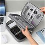 Sac de Rangement Câble,Organisateur Accessoires Électronique,Sac de Voyage Universel Électronique Cable Management pour Tablette