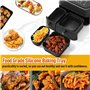 24 Pièces Accessoires Airfryer pour Philips Airfryer Dual Basket 3000 Series NA350 Airfryer,Accessoires Plat pour Philips Airfry