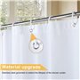 Flearitzo Rideau Douche - Rideau de Douche Anti Moisissure Rideau Douche imperméable et Lavable Tissu Polyester Taille 180×200cm