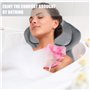 Oreiller de Bain Ergonomique 4D avec 6 Ventouses Antidérapantes, Coussin de Baignoire de Amovible, Repose-Tête Baignoire, Access