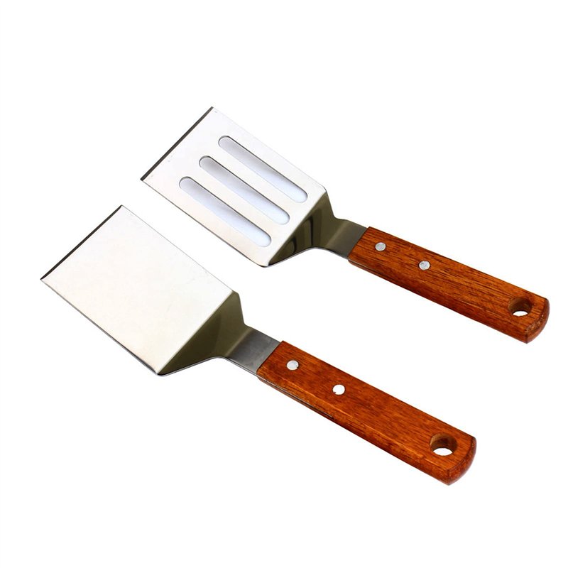 Gourmet Easy Set de spatules de cuisine en inox | Grande spatule poisson et petite spatule crêpe | Poignée ergonomique - Ustensile de cuisine - Rue du Commerce Gourmet Easy Set de spatules de cuisine en inox | Grande spatule poisson et petite spatule crêpe | Poignée ergonomique - Ustensile de cuisine - Rue du Commerce
