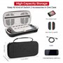 Coque rigide de voyage compatible avec la Switch 2 avec 10 supports de cartouches de jeux