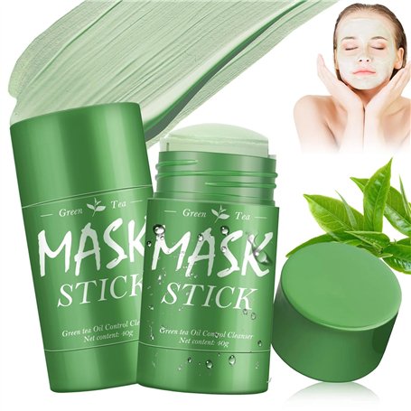 2 pièces bâton de masque au thé vert