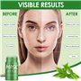 2 pièces bâton de masque au thé vert,Nettoie en Profondeur les Pores Purifiant,Dissolvant les Points Noirs et L'acné,Purifie la 