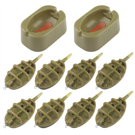 Chudian 10pcs Pêche Méthode Feeder en Ligne de pêche