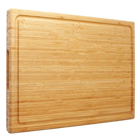 Extra Large XXXL Planche à découper en bambou 61 X 40.6 x 3.2cm