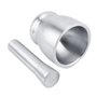 Acier Inoxydable Mortier Pilon Broyeur Haricots Épices Ail Alimentaire Outil De Cuisine