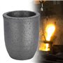 Qiterr 【?â????】 6 kg, fonderie Argile Graphite creusets Noir Coupe Four Torche Fonte coulée Fonte raffinage Or Argent cuivre Lai
