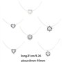 Floatdream 6 Pièces Collier Invisible en Fil de Nylon, Collier Collier Transparent Invisible, Collier de perles Transparent en Z