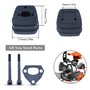 Haishine Kit d'échappement de silencieux pour Husqvarna 36 41 136 137 141 142 Partie de la Tronçonneuse Silent Block # 530069415