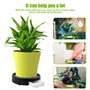 xyuayamz Porte Plante a roulettes, Support Plante Roulette Rond ø 20cm, Capacité de Charge 50kg, Support Pot de Fleur avec Boîte