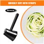 Spiraliseur Légumes Coupe Spiralizer éplucheuse - Rouleau de Fleurs en Entonnoir en Spirale Trancheuse de Cuisine pour Vos Fruit