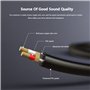 Câble Jack professionnel 3M,Cable Jack Guitare Cable Jack 6.35 mm mâle vers 6.35 mm mâle pour guitare électrique pour connecter