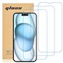 gueche Verre Trempé compatible iPhone 15