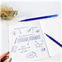 Mines de Rechange Effaçables pour Stylo à bille Bleu 0