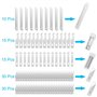 Cutter de Précision Couteau, 2 Stylos Scalpel 90 Lames Tapis de Découpe Règle en Acier pour Découpe de Travail d'art Bricolage,