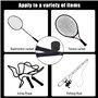 14 Pièces Volants de Badminton et Grip pour Raquette, Balles de Badminton en Intérieur et en Extérieur, Surgrip Antidérapant pou