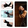 3 Pièces Noir Gants de Boxe Kit, 5m Élastique Bandages de Boxe arec Bandeaux de Sport, Stabilité Bandes Boxe sous Gants pour Hom