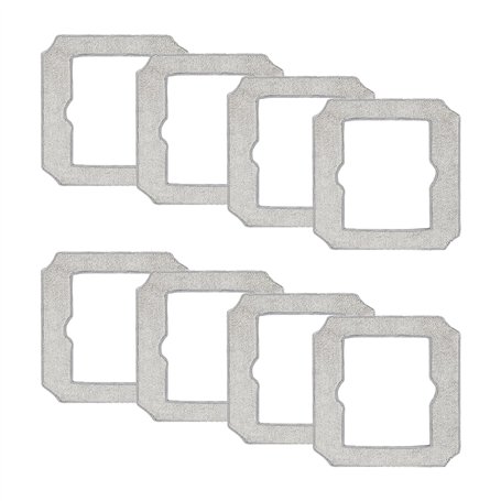 Odashen Lot de 8 chiffons de nettoyage pour robot aspirateur de fenêtre ECOVACS Winbot Mini