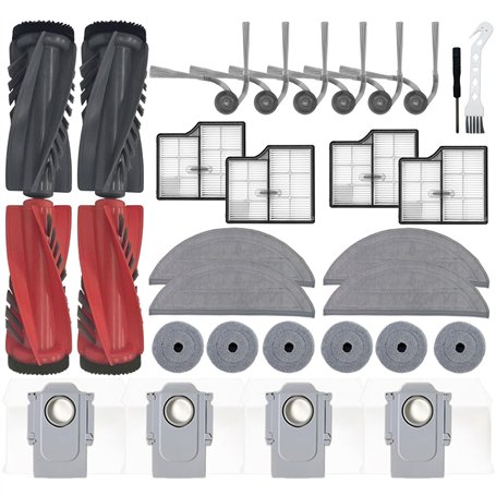 Lot de 30 Accessoires de Rechange pour Aspirateur Roborock Saros 10/G30