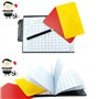 Olakin Set D'Arbitrage Football, Carton Arbitre Footballde Cartons Rouge et Jaune, avec Carnets Scores Crayon et 2 Sifflets en A