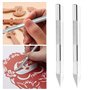 Couteau Pour Loisirs Créatifs Set, Scalpel 2 Stylos Scalpel 100 Lames De Rechange Pour Cutter De Précision 1 Lames Tapis De Déco