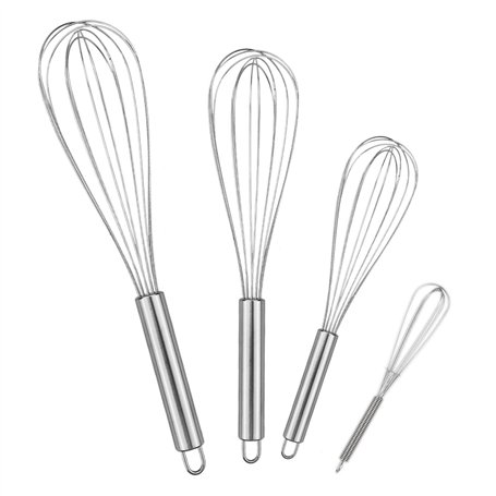 LAMXD 4 Pièces Fouet Cuisine INOX Professionnel