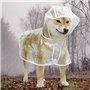 Bireegoo 1 manteau de pluie imperméable en plastique transparent pour chien de petite et moyenne taille (L)