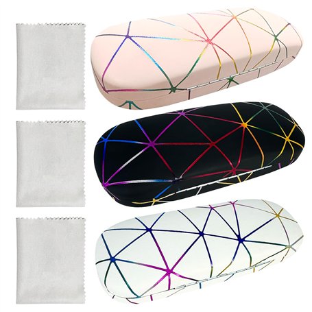 Xpieoyrm Lunettes 3 pièces avec Chiffon à Lunettes